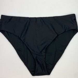 NWT J. Crew | Black High Rise Bikini Bottoms 2X Plus